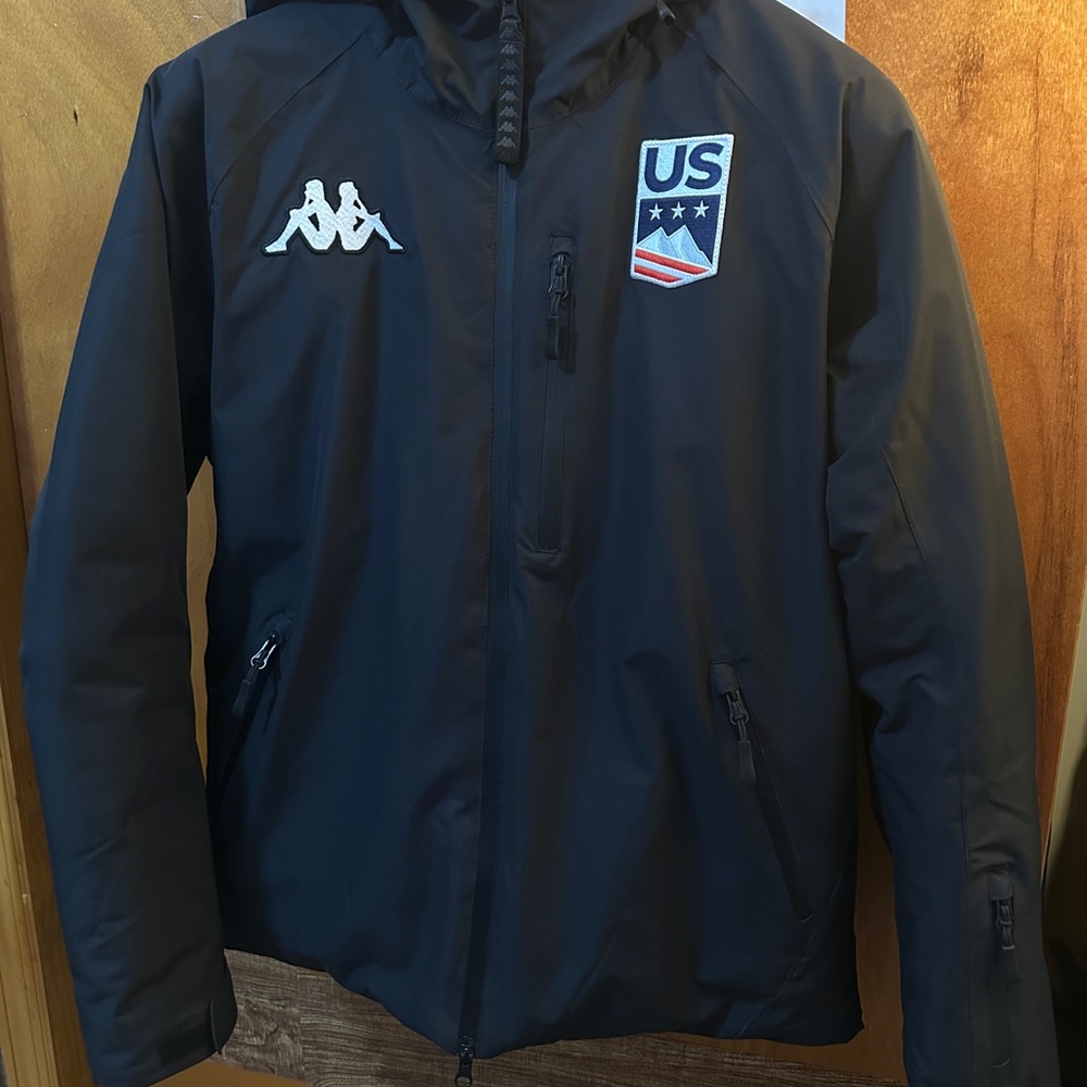 Kappa Black Jacket With Us Patch - image 1